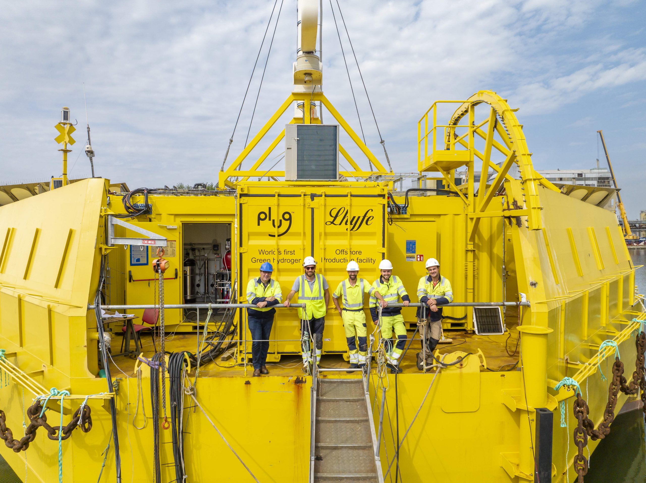 Lhyfe Launches the World’s First Offshore Renewable Green Hydrogen Site